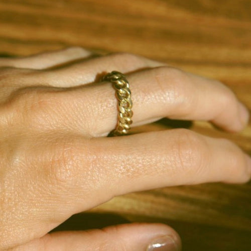 Brass chain ring