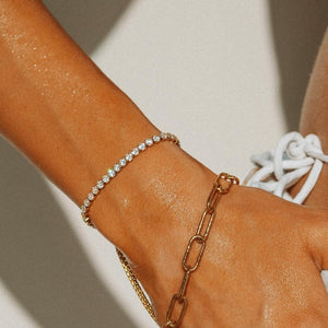 MB Tennis Bracelet