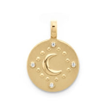 Load image into Gallery viewer, Ay Coin Necklace With Diamonds